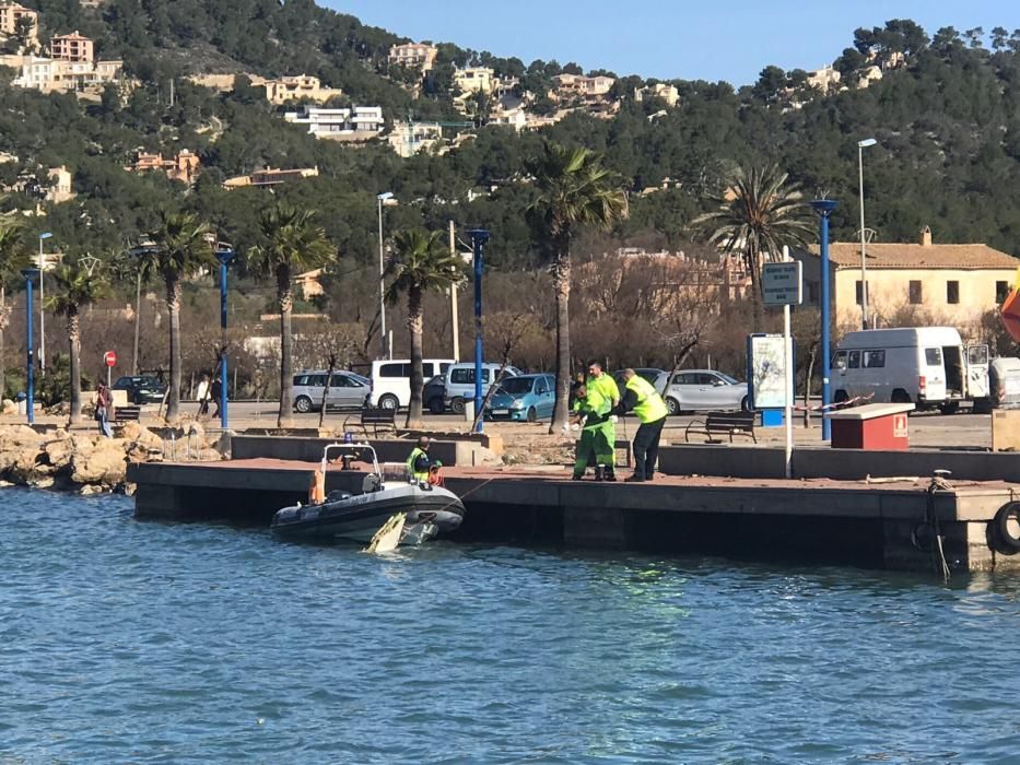 El Port d'Andratx tras el temporal