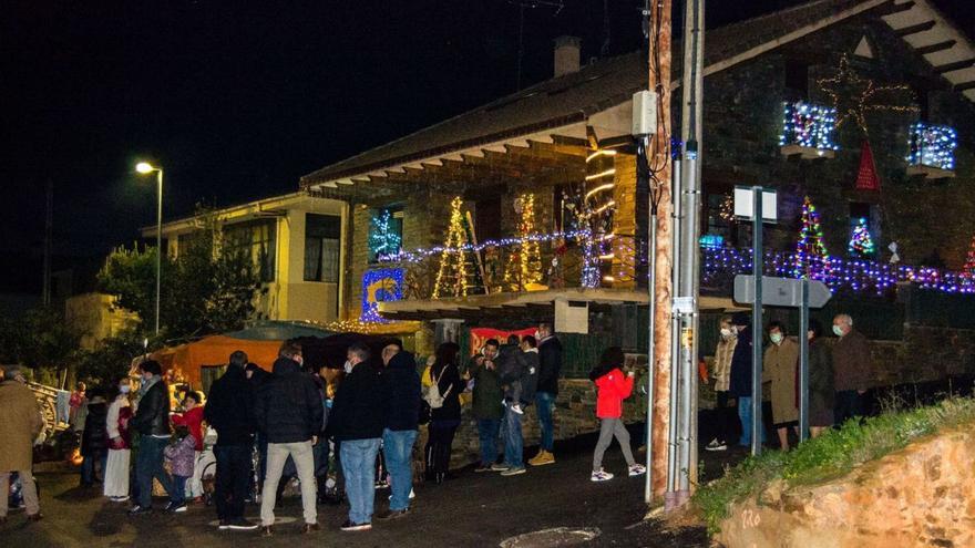 Adiós a la Navidad en Tábara, la villa de la luz y el color