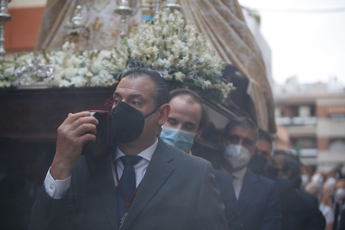 La Virgen de la Estrella, es la primera procesión que sale en Córdoba desde el inicio de la pandemia