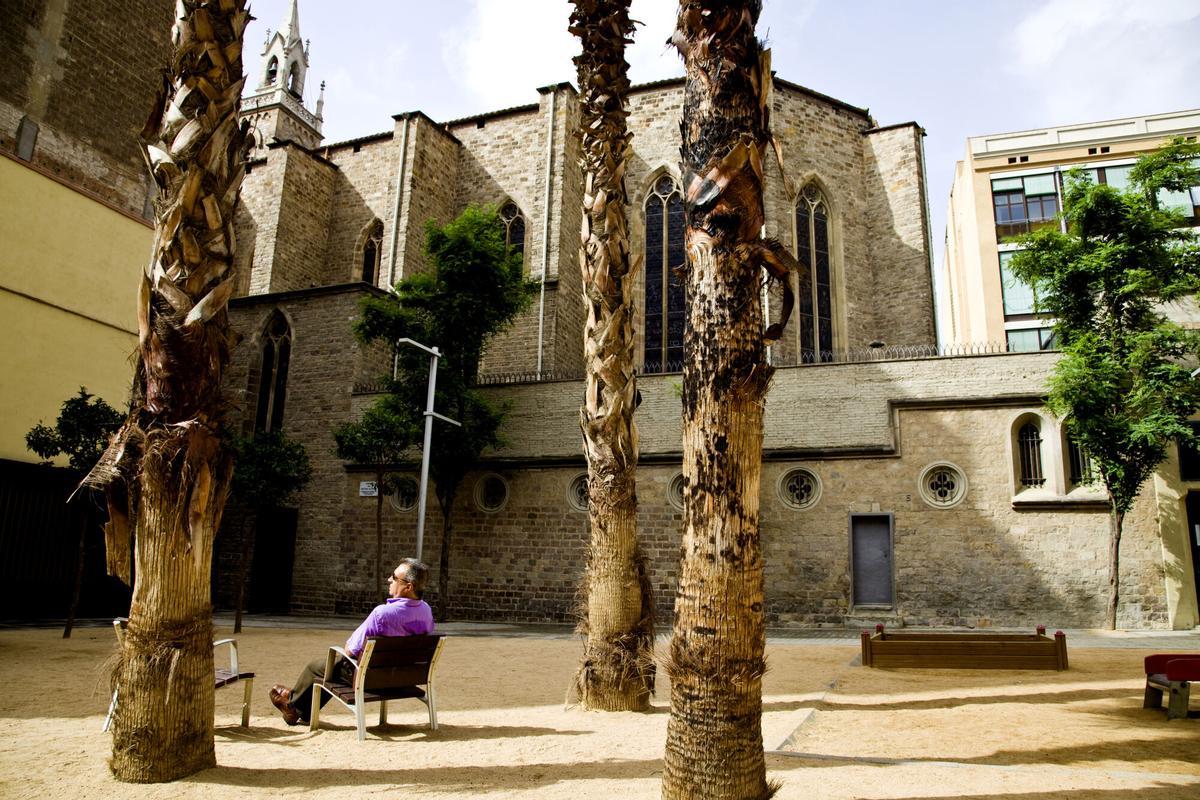 BARCELONA 23 07 2009 CUADERNO DE VERANO SIESTAS URBANAS LUGAR: JARDINS DEL RECTOR OLIVERES. FOTO DE CESC GIRALT. SIESTAS , GUIA PROPUESTAS LUGARES EN BARCELONA BCN PARA DORMIR LA SIESTA , PARQUES Y JARDINES , JARDINES DEL RECTOR OLIVERAS , CALLE ARAGO , EIXAMPLE _ PUBLICADA VERANO 22/08/2009 P 8