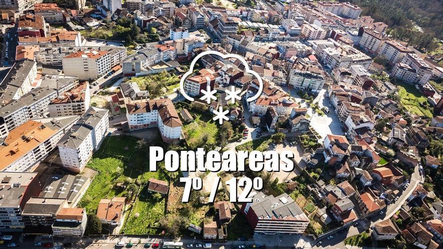 El tiempo en Ponteareas: previsión meteorológica para hoy, miércoles 27 de marzo