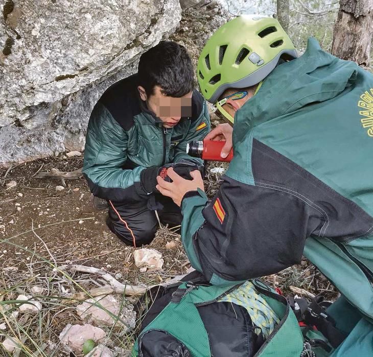 Rescatan al menor perdido en el Castell d'Alaró