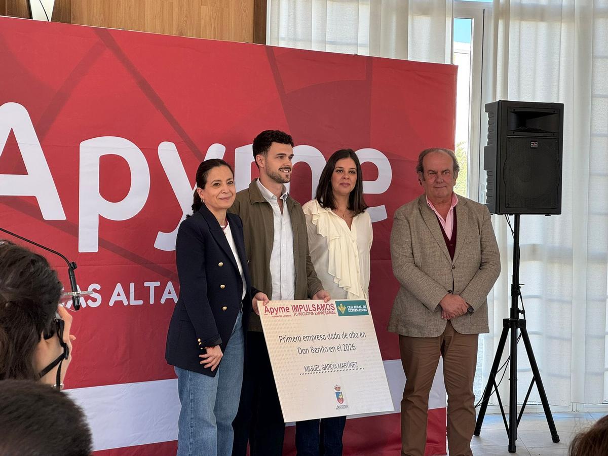 Entrega de premios de Apyme en el hotel Veracruz, en Don Benito.