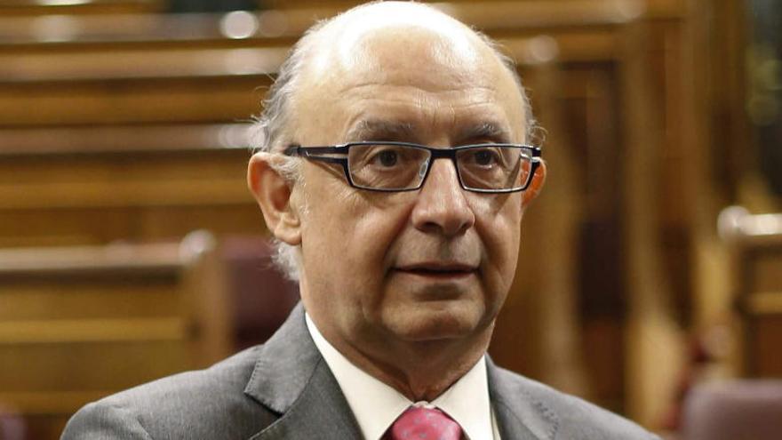 Cristóbal Montoro, ministro de Hacienda.