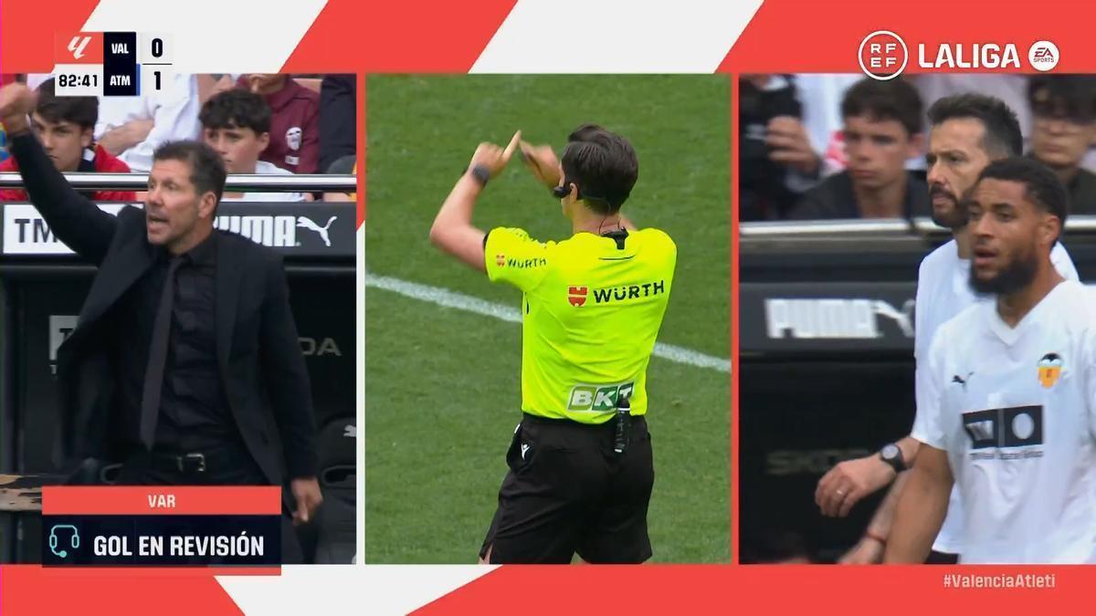 El CTA reprende al linier del Valencia CF - Atlético de Madrid en 'Tiempo de Rivisión'