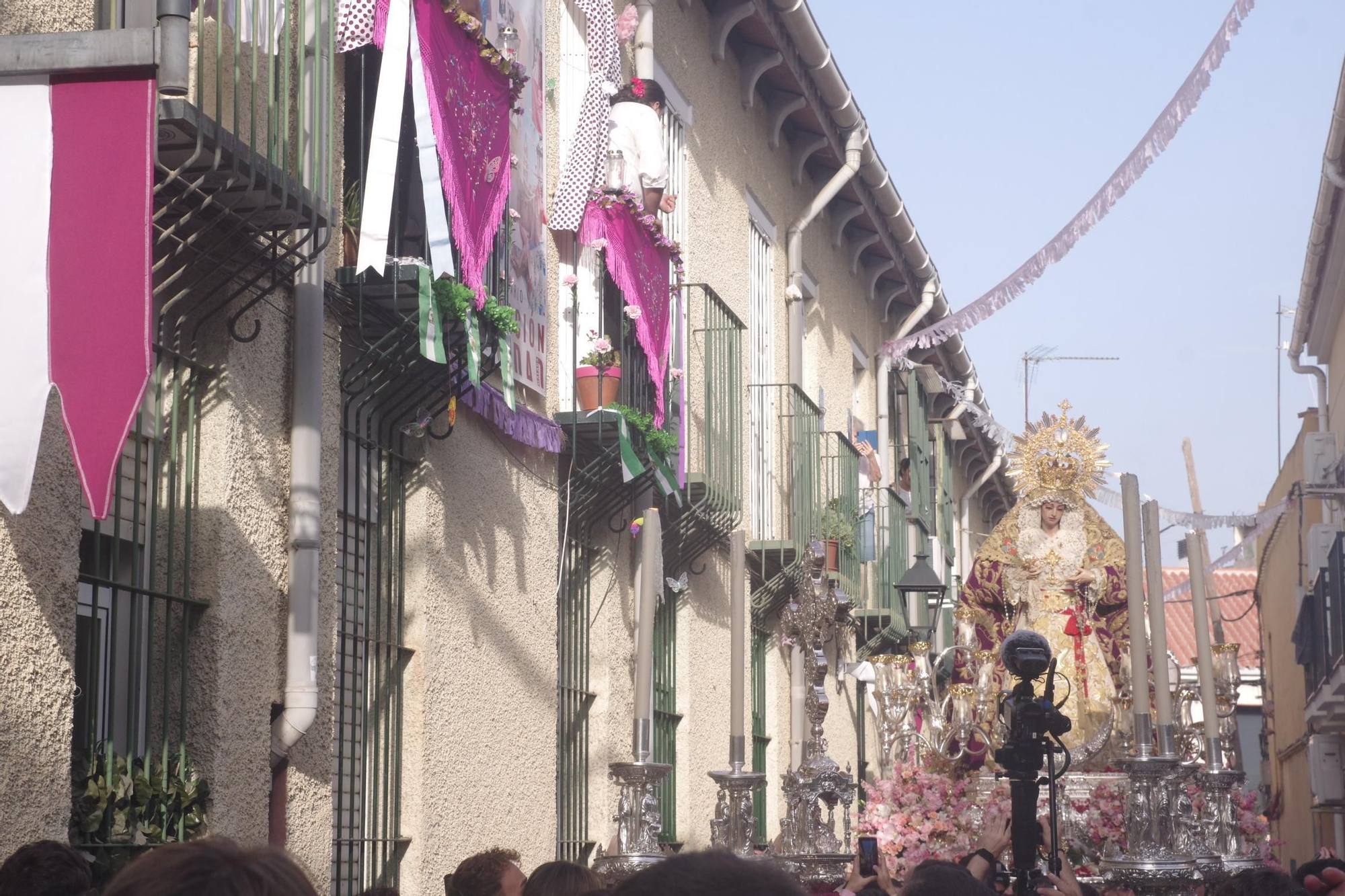 La procesión de la Virgen de la Trinidad este sábado por su festividad en Pentecostés, en imágenes