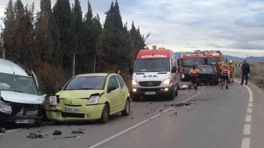 Un herido leve en un accidente en Alicante