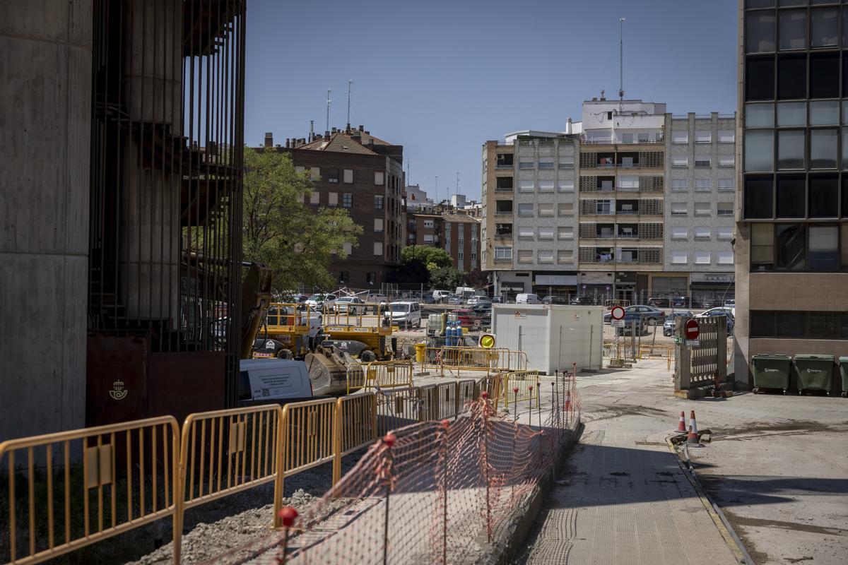Así avanzan las obras del Portillo en Zaragoza