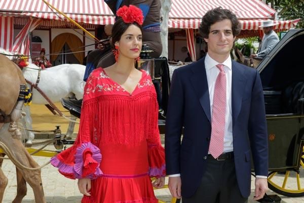 Sofía Palazuelo junto a Fernando Fitz-James Stuart