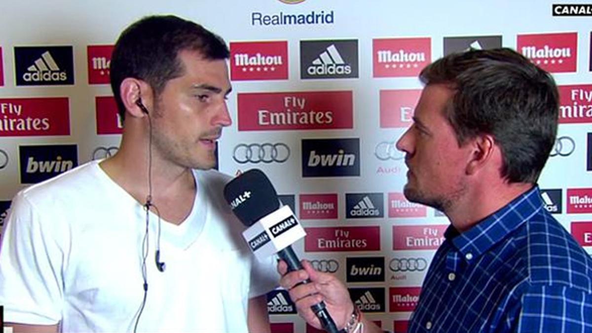 Casillas analiza los pitos recibidos desde la grada