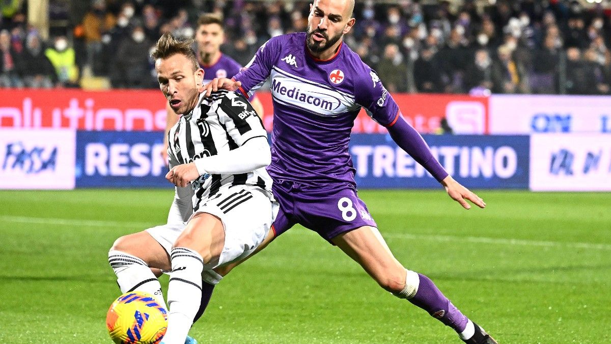 Arthur Melo con la Juventus