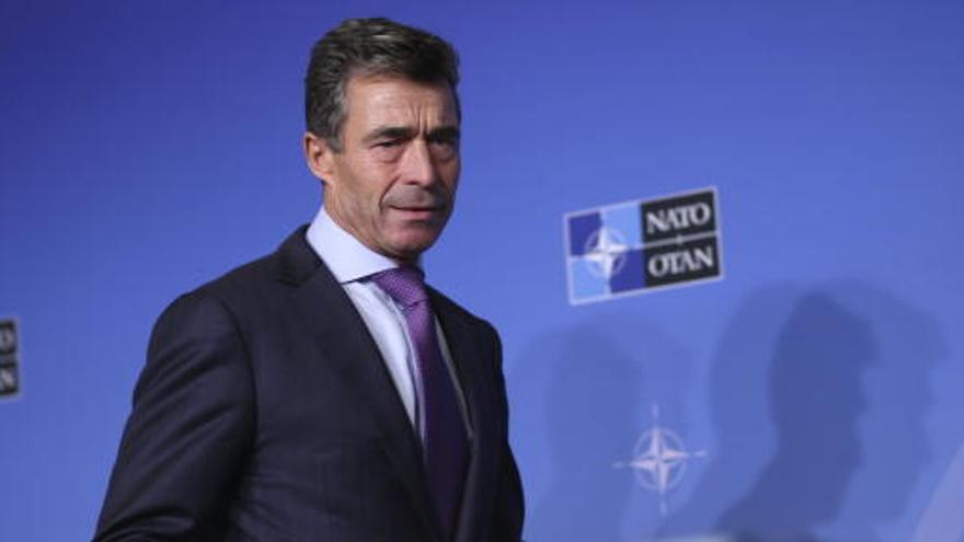 El secretario general de la OTAN, Anders Fogh Rasmussen.