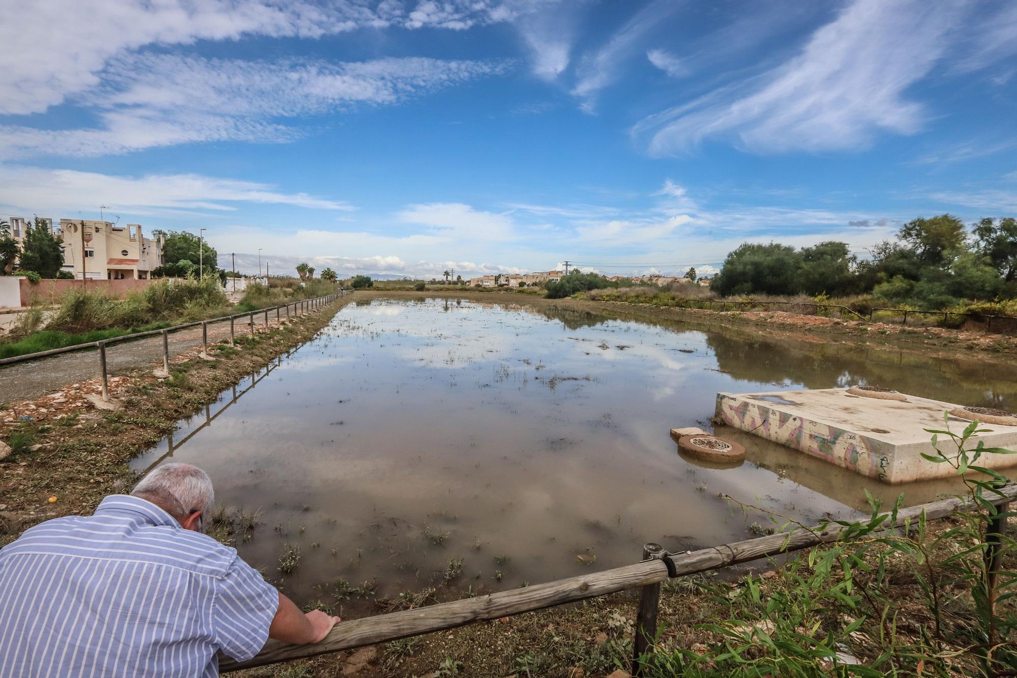 Día derspués de la tromba de agua en Torrevieja