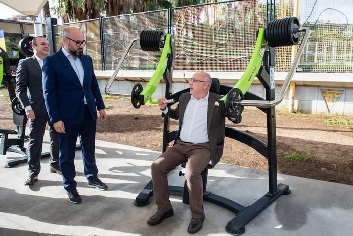 El Parque Romano estrena un gimnasio al aire libre