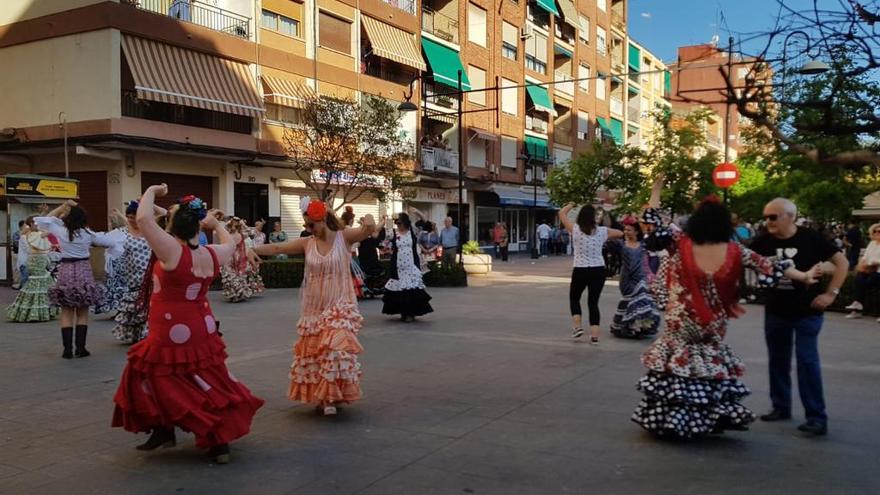 Exhibición de sevillanas dentro de la Setmana Cultural de Canals, el pasado fin de semana