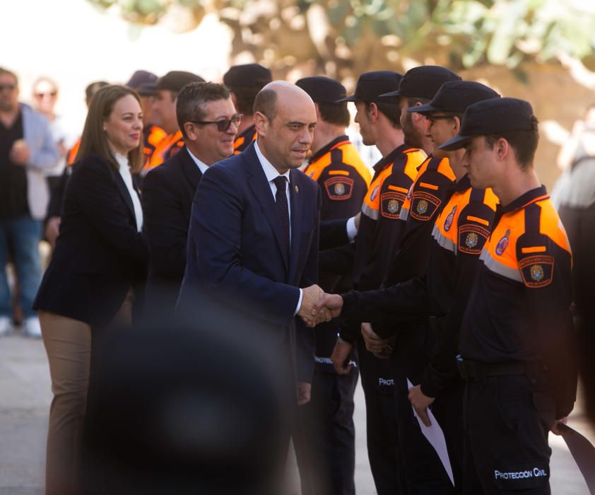 Homenaje a los voluntarios de Protección Civil