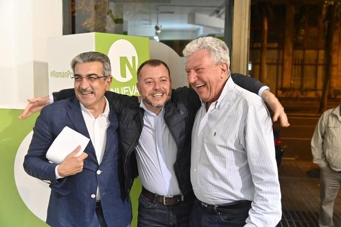 Noche electoral en Nueva Canarias, con euforia por los buenos resultados