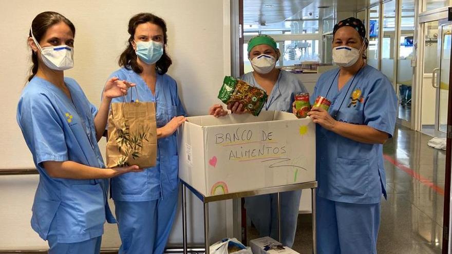 Los sanitarios del Negrín lanzan una campaña de recogida de alimentos