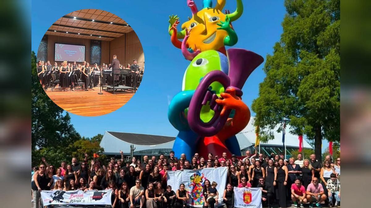 Vídeo: Borriol vuelve con una medalla de plata del Mundial de Bandas