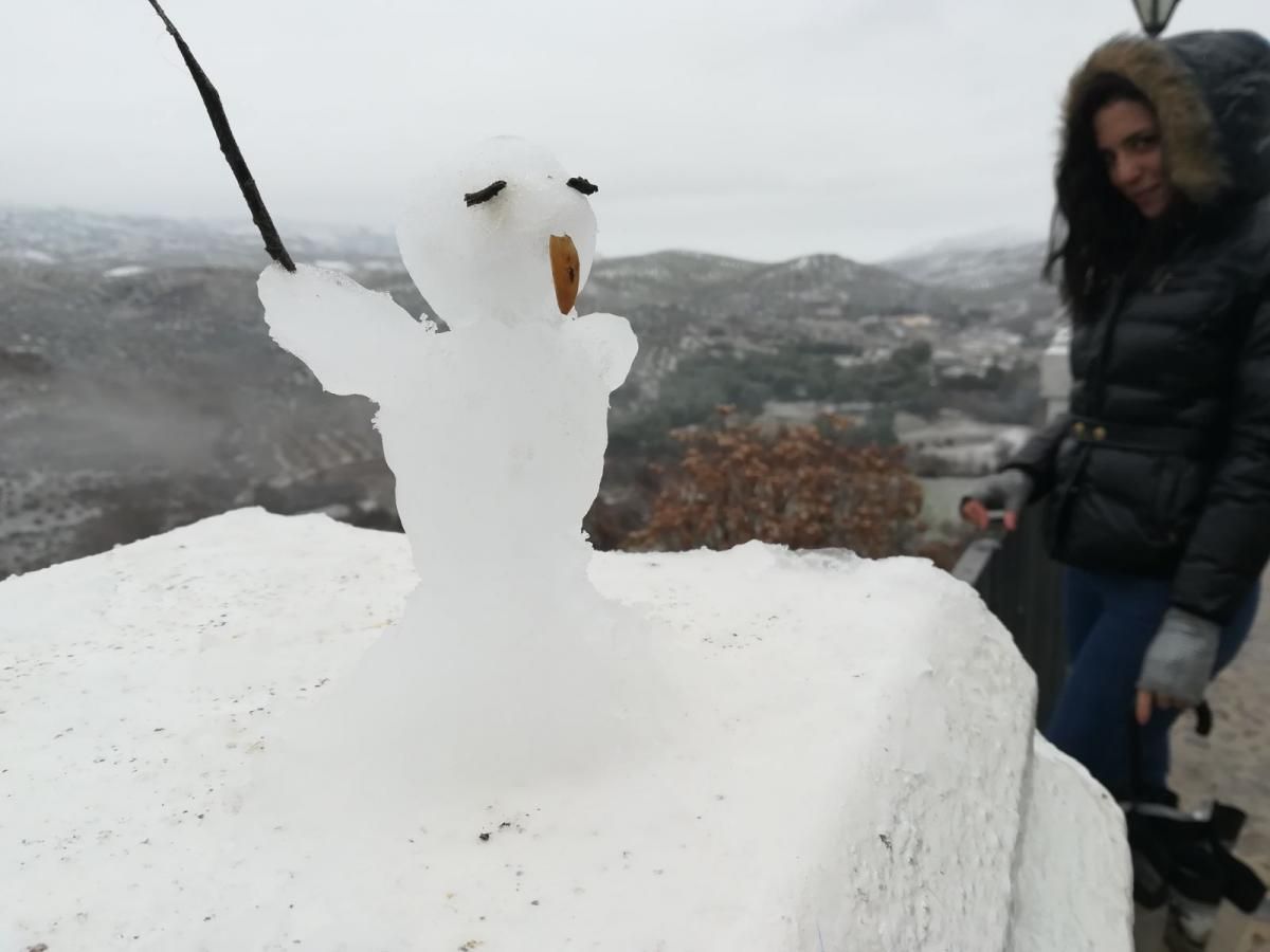 Nieva en la provincia de Córdoba, las fotos de los lectores