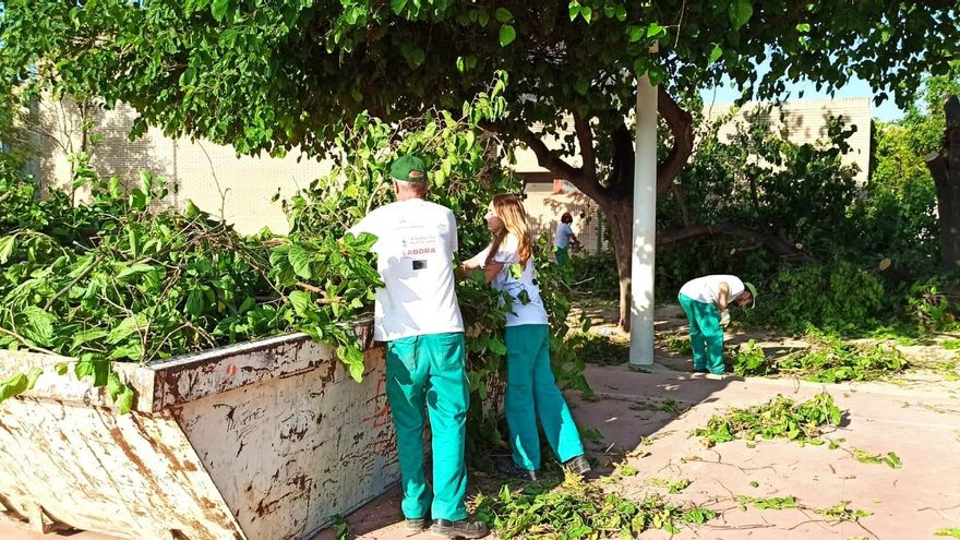 El Ayuntamiento acomete intervenciones de mejora, valoradas en 200.000 euros, en varios colegios de València