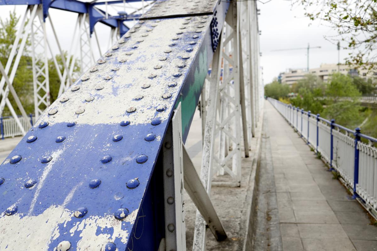 El puente de Hierro presenta problemas ocasionadas por la corrosión.