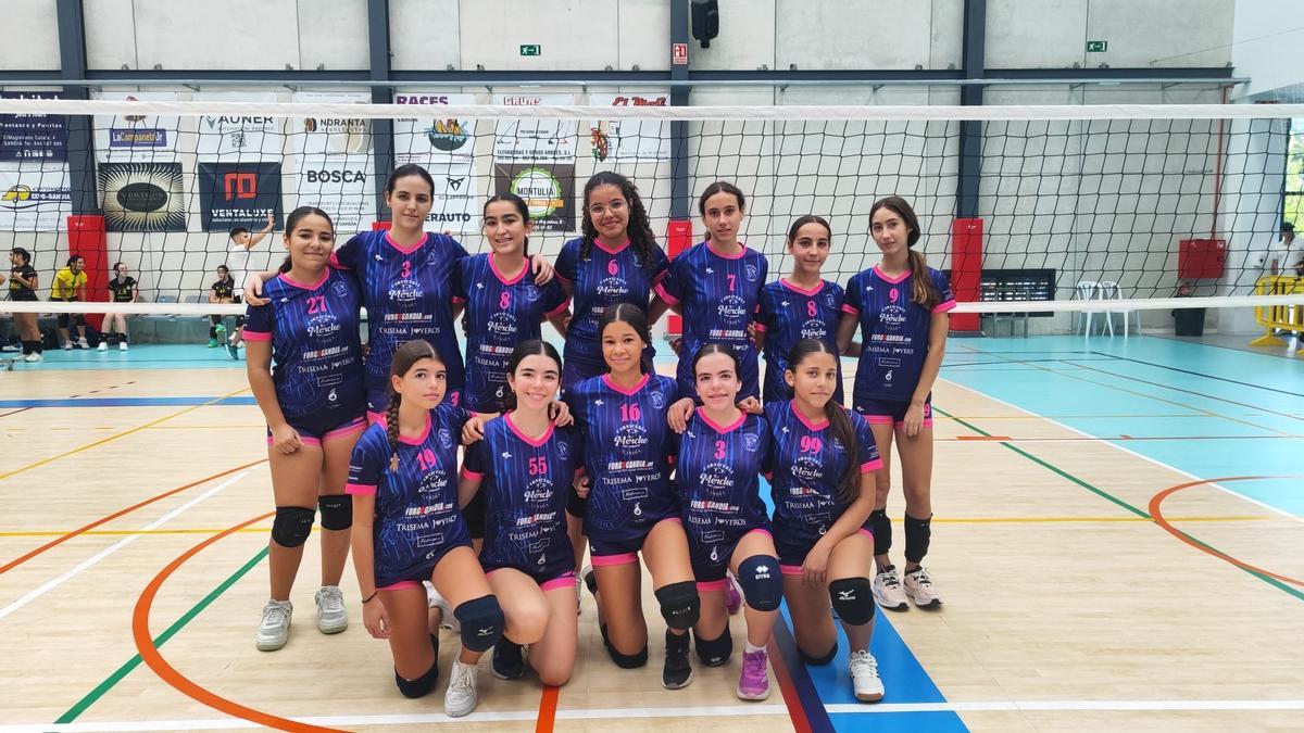 Infantil femenino B 1a división del Club Voleibol Gandia