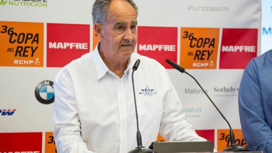 Javier Sanz, durante una presentación de la Copa del Rey Mapfre.