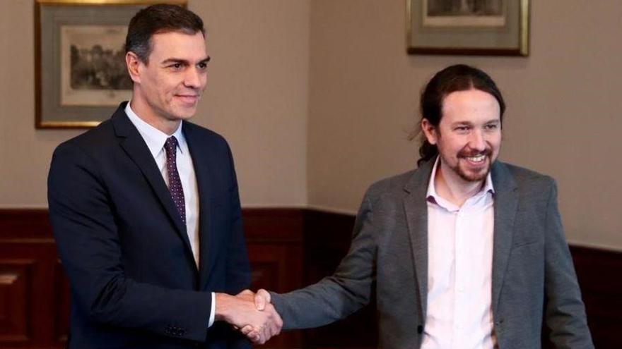 Preacuerdo entre PSOE y Podemos: Iglesias, vicepresidente de un gobierno de coalición