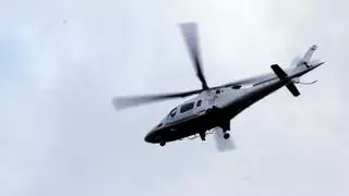Una mujer rescatada en helicóptero en el Desert de les Palmes