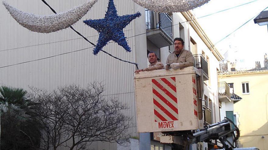 Palamós instal·la llums de Nadal que estalvien