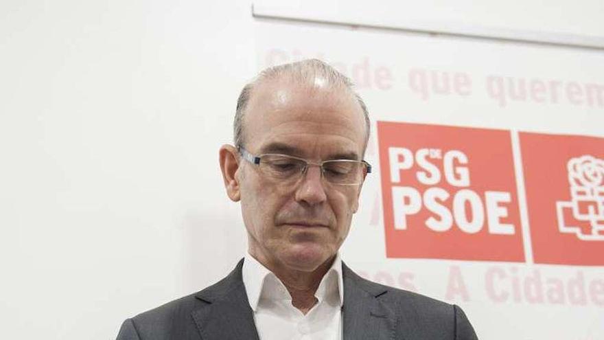 El portavoz del grupo socialista, Vázquez Barquero. // Brais Lorenzo