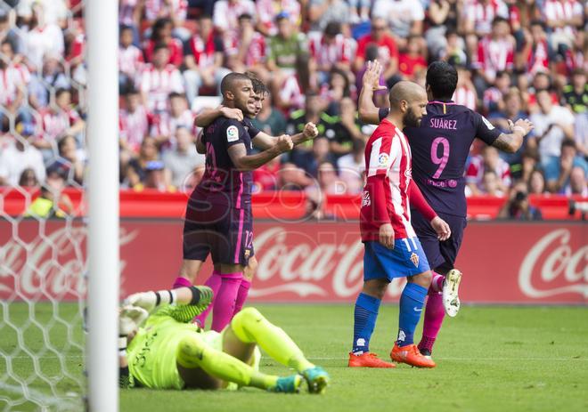 Las imágenes del  Sporting de Gijón, 0 - FC Barcelona, 5