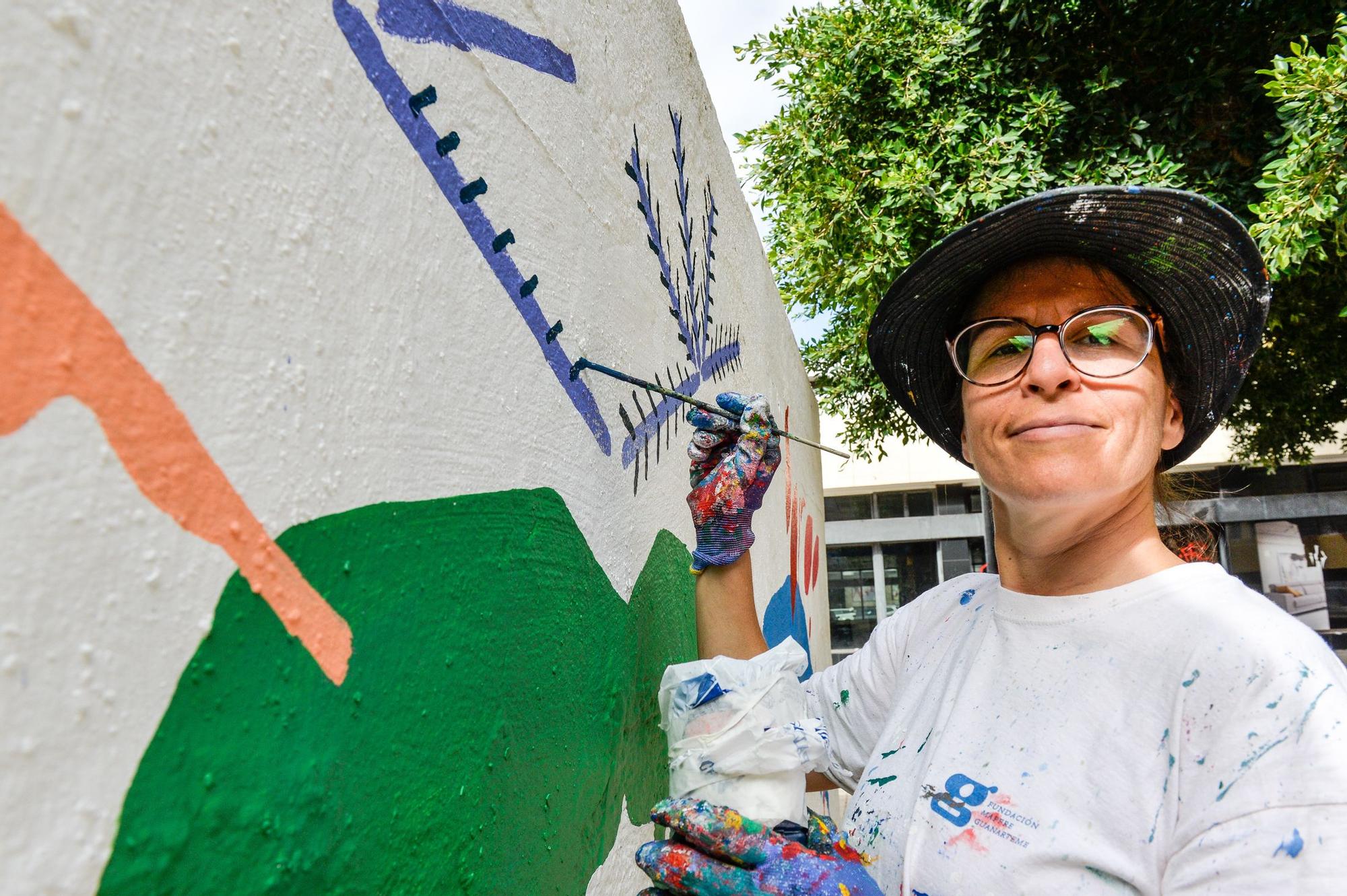 Mural en Luis Doreste Silva