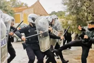 Grupo de élite de policías contra el botellón en Cartagena