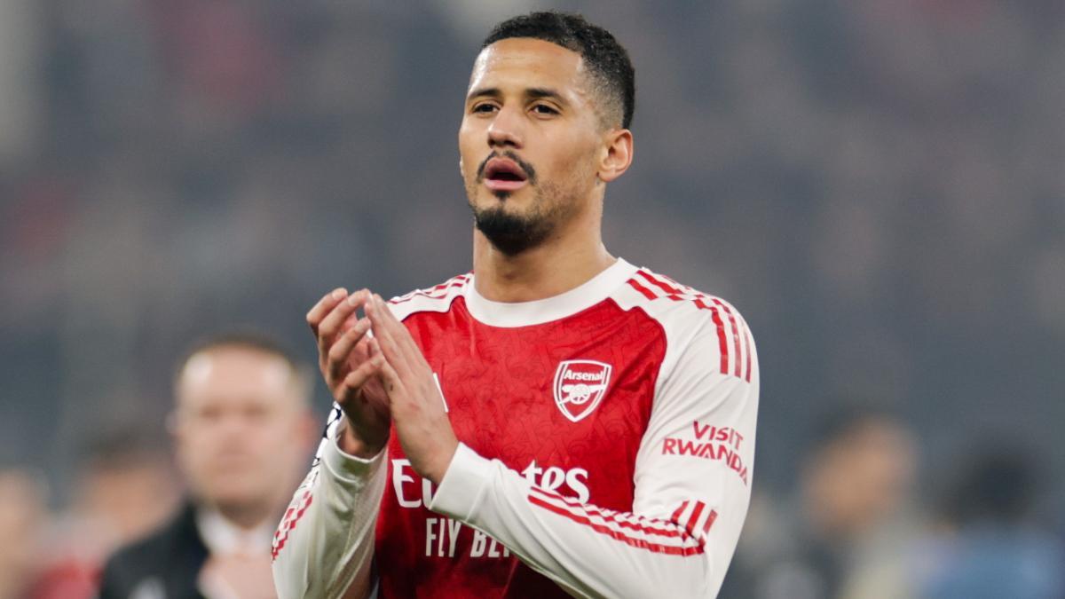 William Saliba, defensor francés del Arsenal