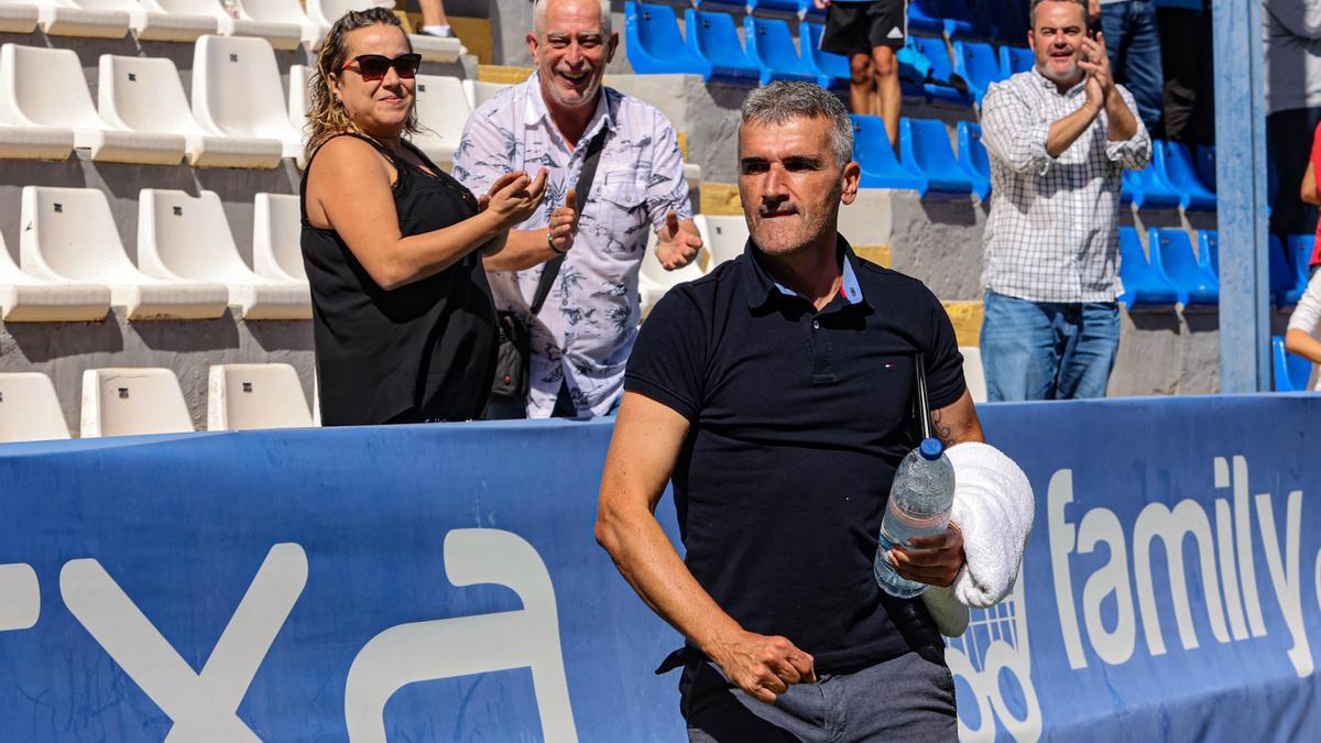 Vicente Parras tras conseguir la victoria este domingo con una gran remontada