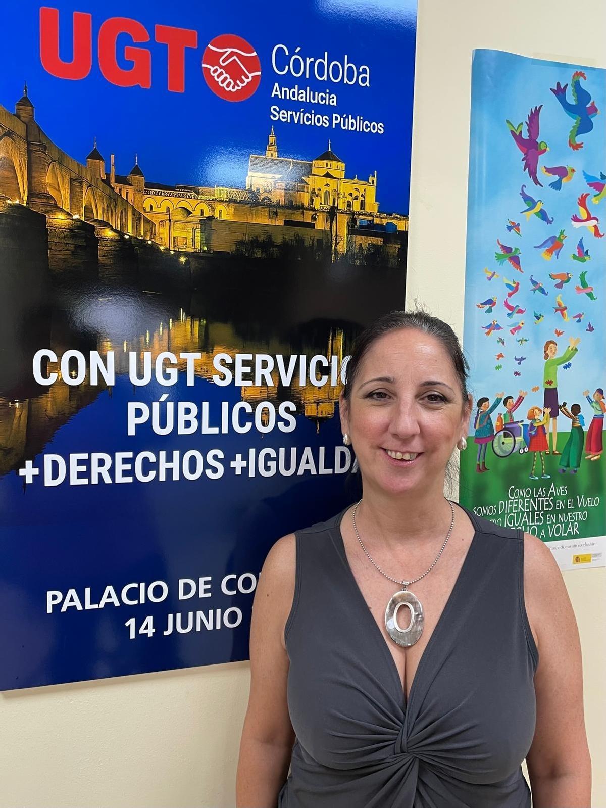 Carmen Donoso, secretaria de Igualdad de UGT SP Córdoba.