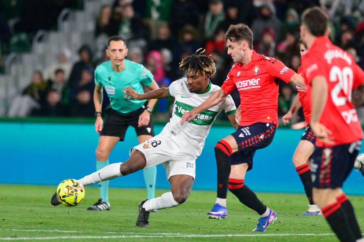Elche CF - Osasuna: las imágenes del partido