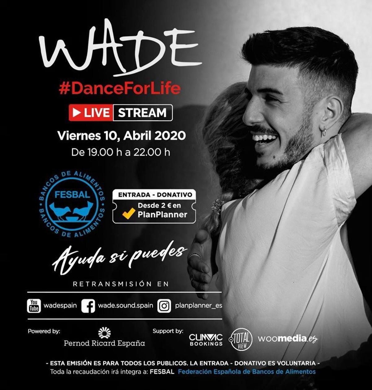 #DanceForLife, un concierto benéfico con el DJ sevillano Wade