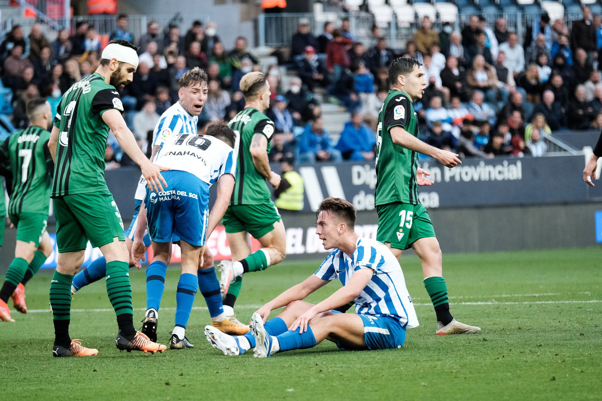 Las imágenes del Málaga CF - SD Éibar en La Rosaleda