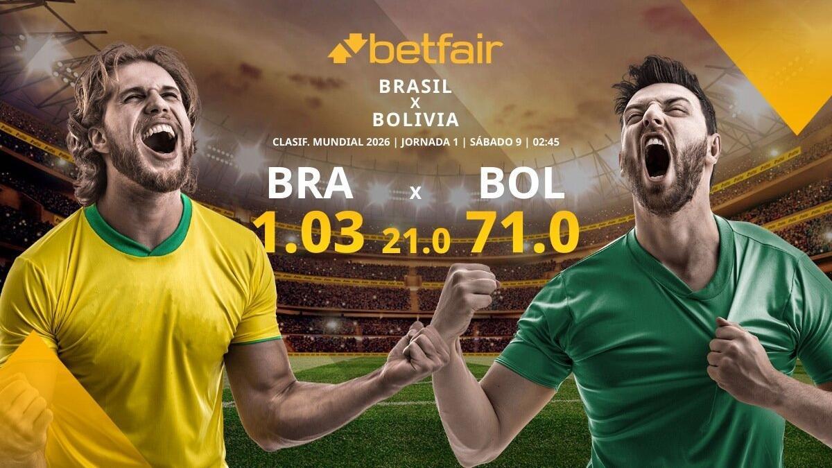 Brasil vs. Bolivia: horario, TV, estadísticas, clasificación y pronósticos