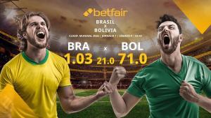 Brasil vs. Bolivia: horario, TV, estadísticas, clasificación y pronósticos