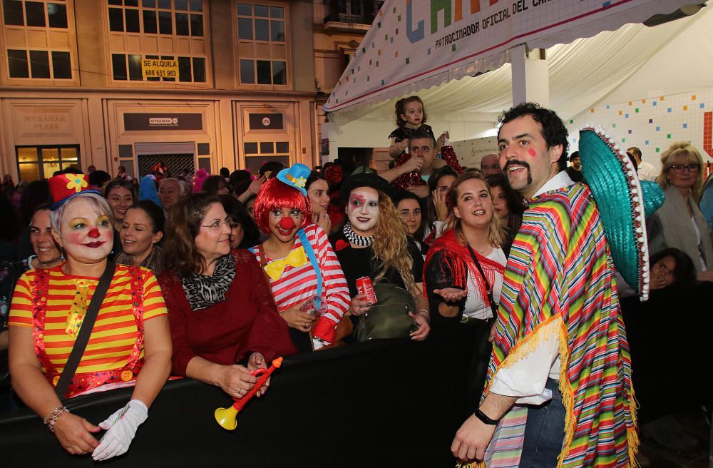 Sábado de carnaval en Málaga