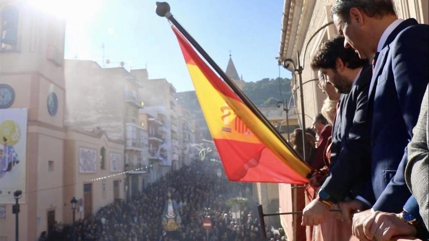 López Miras, en las fiestas de Yecla.