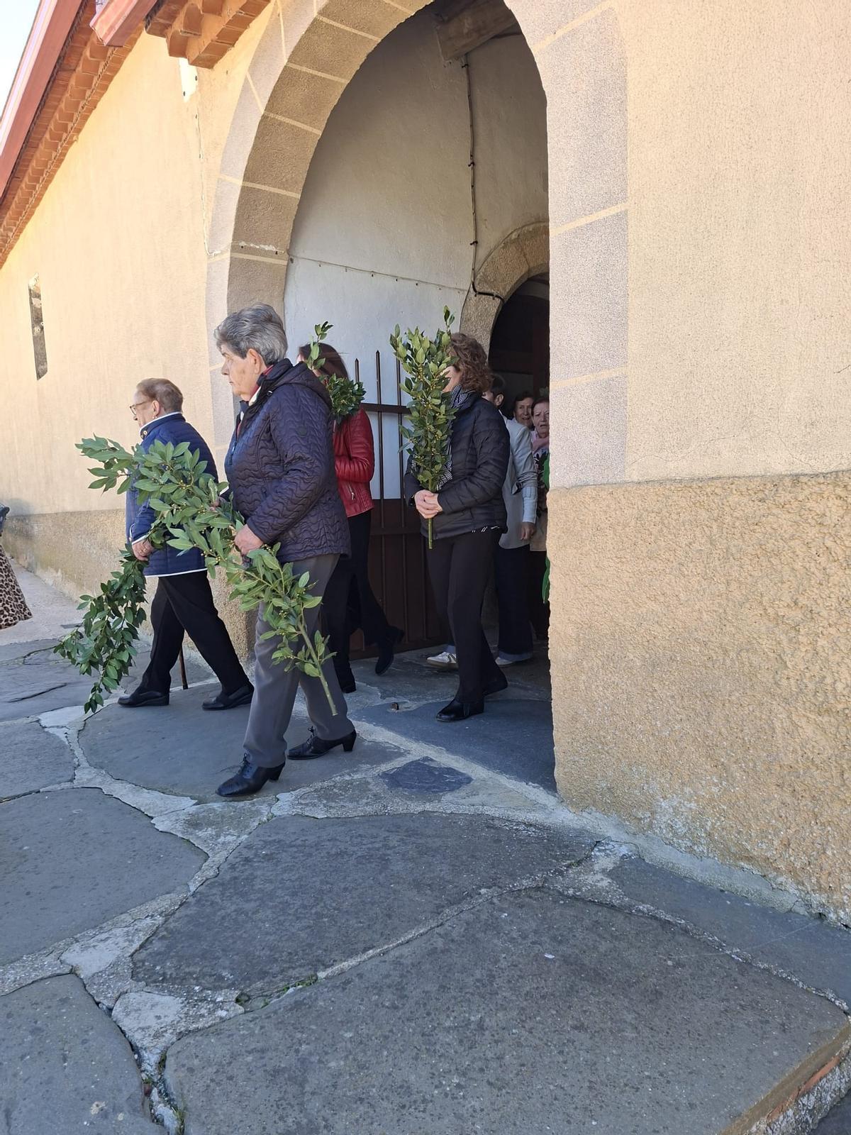 Bercianos da inicio a la "Pasión de un Pueblo" con la bendición de palmas