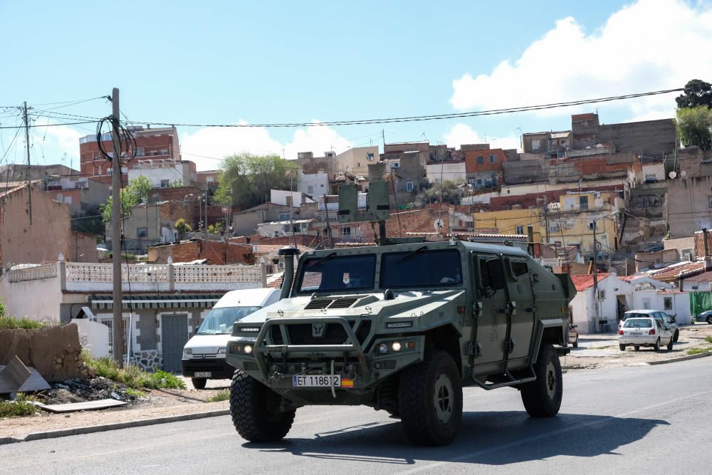 Elda y Petrer reciben a los boinas verdes en la Operación Balmis contra el Covid-19