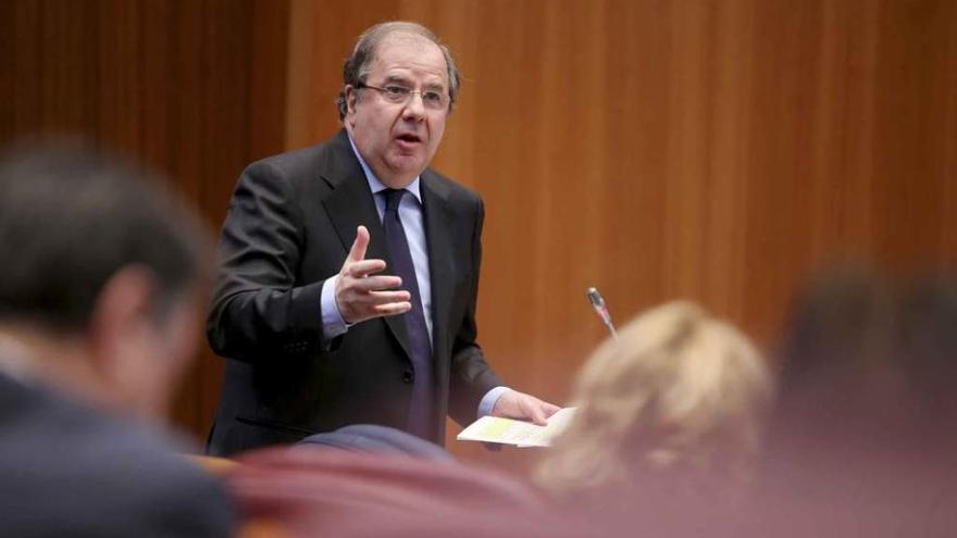 Herrera, durante una de sus intervenciones en el Pleno de ayer.