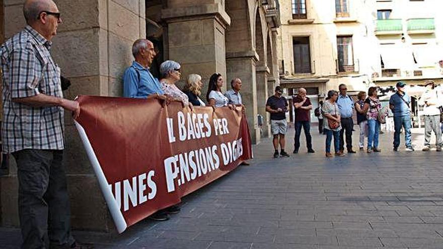 Convocatòria de protesta amb ironia dels jubilats a Manresa