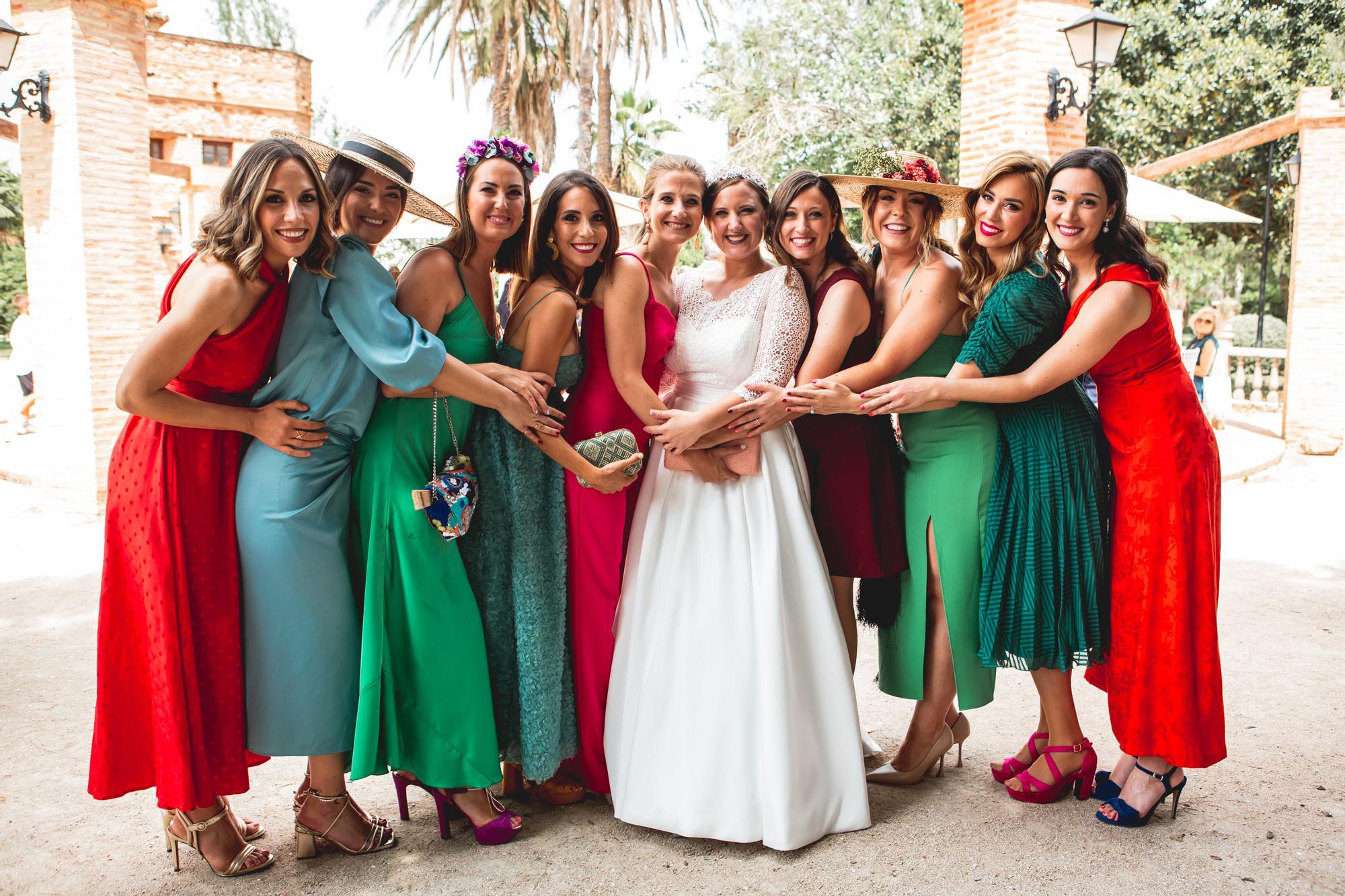 Boda de Carla Esteve, Corte de Honor 2013 y nieta de un histórico de las Fallas